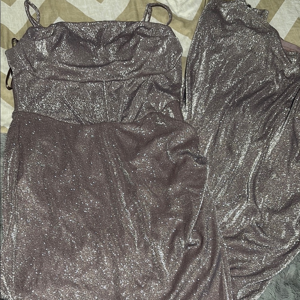 Shimmering Metallic Dress